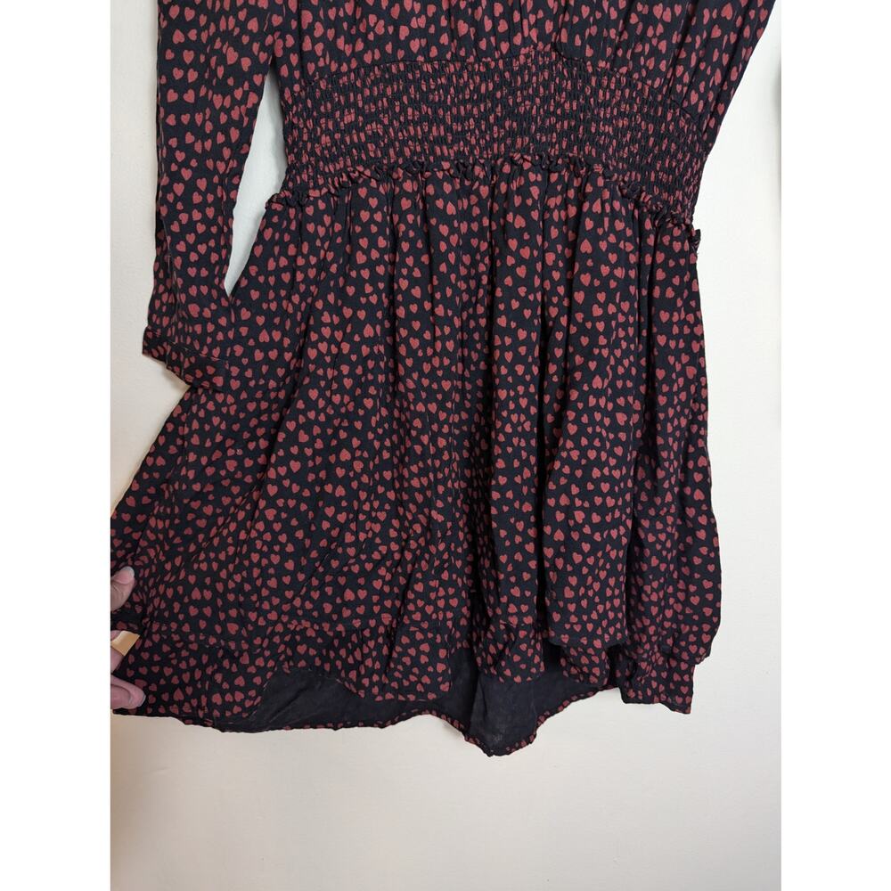 Rails Heart Print Jasmine Cinched Waist Dress In … - image 4